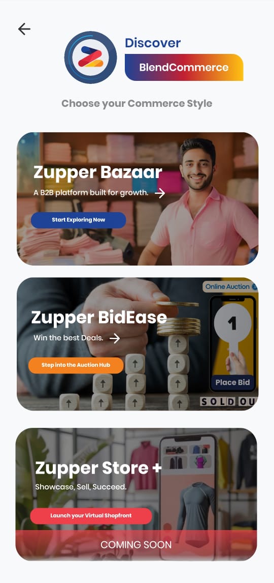 Zupper mobile app