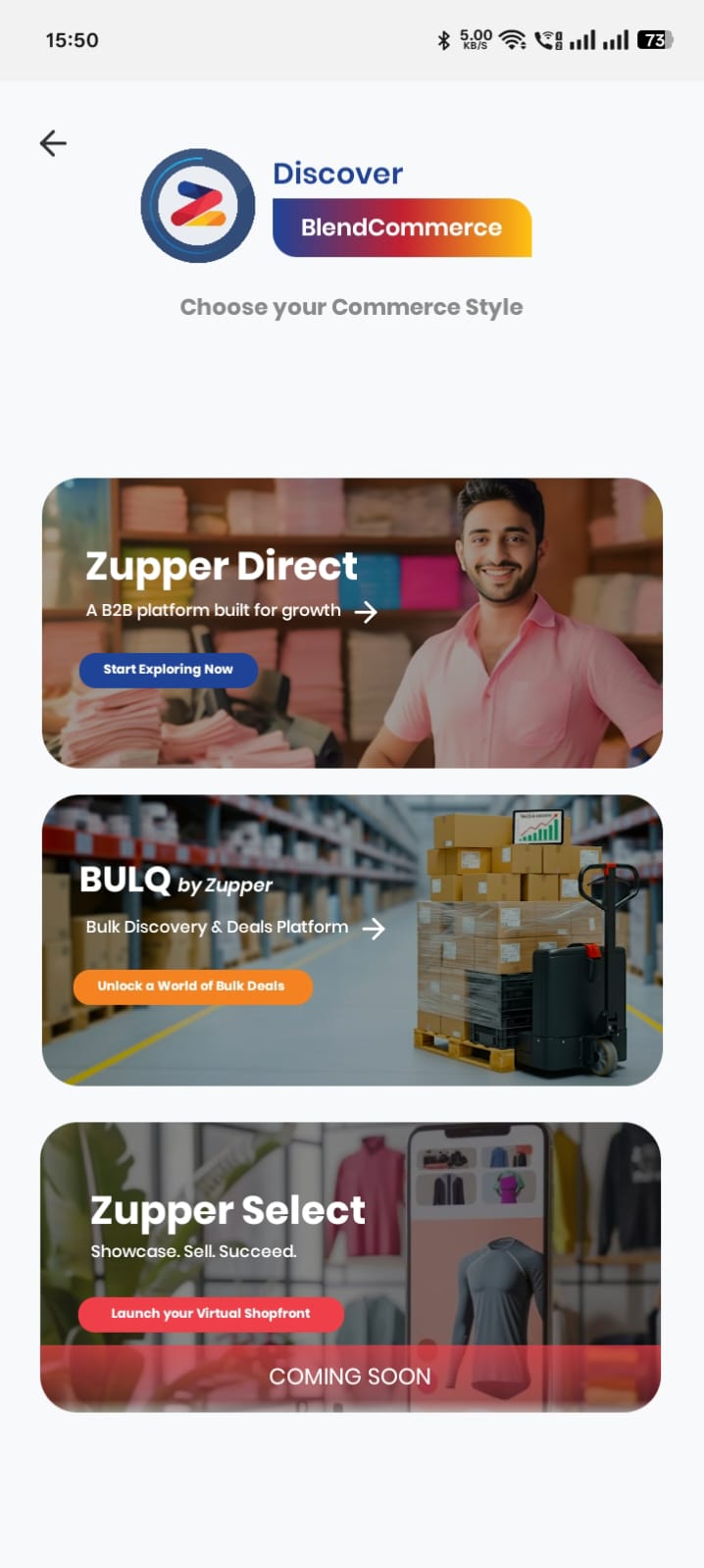 Zupper mobile app